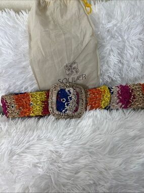 Soulier fun and unique multi color belt